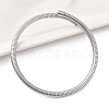 304 Stainless Steel Spring Bangles for Women BJEW-Z086-01P-01-3