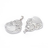 Natural Quartz Crystal Pendants G-H283-01W-4