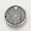 Tibetan Style Alloy Pendants TIBEP-Q078-16AS-RS-5