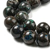 Natural Chrysocolla Beads Strands G-A219-A04-02-3