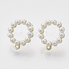 Alloy Stud Earring Findings LS-X-PALLOY-N0149-09-1