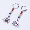 NaturalAmethyst Chakra Keychain KEYC-P040-E10-2