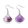 Synthetic Mixed Stone Dangle Earrings EJEW-L209-01M-3