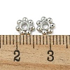 Rack Plating Zinc Alloy Spacer Beads FIND-T071-04P-3