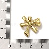 Rack Plating Brass Micro Pave Clear Cubic Zirconia Pendants KK-R158-07G-3