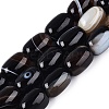 Natural Agate Beads Strands G-N356-02B-01-1