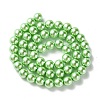 Eco-Friendly Glass Pearl Beads Strands HY-A008-8mm-RB008-2