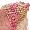 Transparent Painted Glass Beads Strands DGLA-A034-T1mm-A09-2
