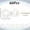 60Pcs Freshwater Shell Beads Frames Strands SHEL-SC0001-50-2