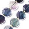 Natural Colorful Fluorite Beads Strands G-C116-A172-03-2
