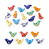 14Pcs 7 Colors Handmade Porcelain Beads PORC-PH0001-46-6