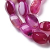Natural Banded Agate Beads Strands G-G172-01K-4