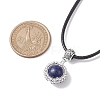 Lapis Lazuli Necklaces NJEW-MZ00027-02-3