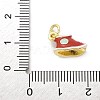 Brass Enamel Charms KK-S511-28A-G-3