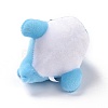 PP Cotton Mini Animal Plush Toys Dolphin Pendant Decoration X-HJEW-C002-01C-3