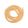 Electroplate Glass Beads Strands EGLA-A044-T1mm-L23-3