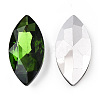 Pointed Back Glass Rhinestone Cabochons RGLA-T083-13x27mm-20-2