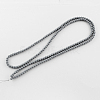 Painted Glass Bead Strands DGLA-S071-8mm-10-2