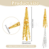 200Pcs 2 Colors Iron Bead Cones FIND-PH0023-37-2