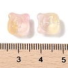 Transparent Spray Paint Glass Beads GLAA-Z011-01H-3