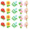 25Pcs 5 Styles Opaque Resin Cabochons RESI-FS0001-97-1