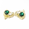 Rack Plating Alloy with Glass Pendants FIND-G051-05LG-03-2