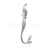 Mermaid Tibetan Style Alloy Bookmarks PALLOY-J659-54AS-1