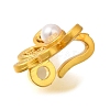 Brass Hoop Clasps KK-H506-05MG-2