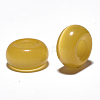 Cat Eye European Beads X-G-S359-071F-2