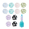 12Pcs 6 Colors Luminous Handmade Polymer Clay Beads CLAY-PH0002-15-6