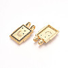 Brass Micro Pave Cubic Zirconia Pendants KK-U055-06A-01-2