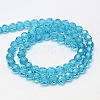 Glass Beads Strands EGLA-J042-8mm-07-2