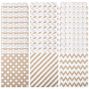 45Pcs 3 Styles Rectangle Kraft Paper Bags CARB-TA0001-14B-2