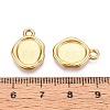304 Stainless Steel Pendant Cabochon Settings STAS-T067-11G-3