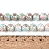 Anti-Tarnish Electroplate Glass Beads Strands GLAA-N010-10mm-15-2