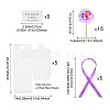 Clear PVC Candy Gift Packaging Boxes with Ribbon & Artificial Flower CON-TAC0001-20E-4