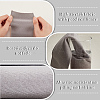 BENECREAT 3Pcs 3 Colors 95% Cotton & 5% Elastic Fiber Ribbing Fabric for Cuffs FIND-BC0004-41-4