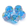 Round Lampwork Beads LAMP-H059-A10-1