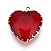Transparent Glass Pendants KK-N283-01F-G-1
