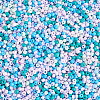 Opaque Glass Round Seed Beads GLAA-TAC0025-07A-01-3