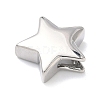Star Brass Slide Charms KK-P349-18A-P-2