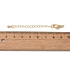 Rack Plating Brass Ends with Chain and Clasps KK-F873-01LG-01-3