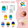 10Pcs 5 Colors Handmade Lampwork Beads LAMP-TA0002-41-4