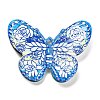 Printed Opaque Acrylic Beads MACR-R004-02-2