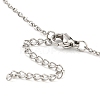 Tarnish Resistant 304 Stainless Steel Cable Chains Necklace Makings AJEW-P119-04A-P-3