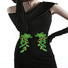 1Pair Embroidery Thread Flower Cloth Patches PATC-LP0001-49-3