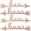 His and Hers Arrow Chair Signs Banner DIY-WH0157-34-3