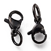 304 Stainless Steel Lobster Claw Clasps Ion Plating(IP) X-STAS-G240-01A-EB-3