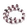 Mushroom Handmade Lampwork Beads Strands LAMP-R116-10-2