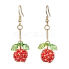 Handmade Glass Seed Beads Dangle Earrings EJEW-MZ00245-2